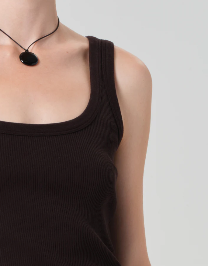 CITIZENS OF HUMANITY - Faye Tank in Chocolate Tank Top
