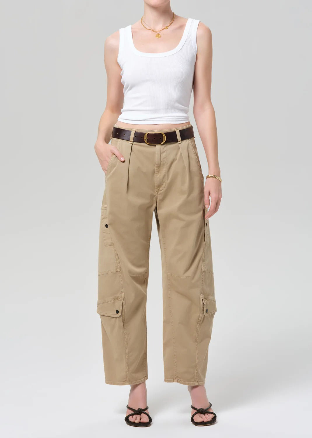CITIZENS OF HUMANITY - Faye Tank in White Tank Top