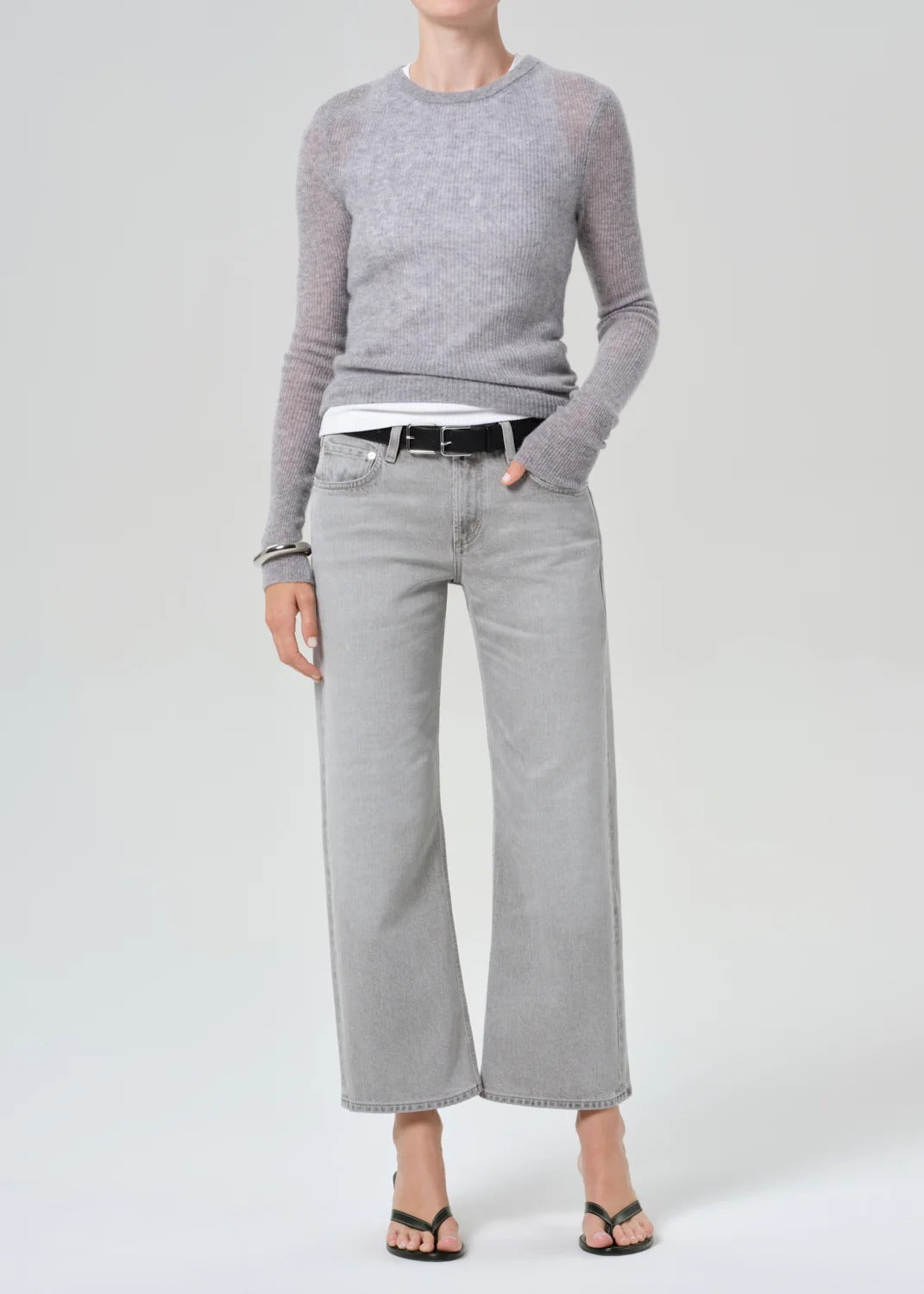 CITIZENS OF HUMANITY - Faye Vintage Straight in Quartz Grey Jeans