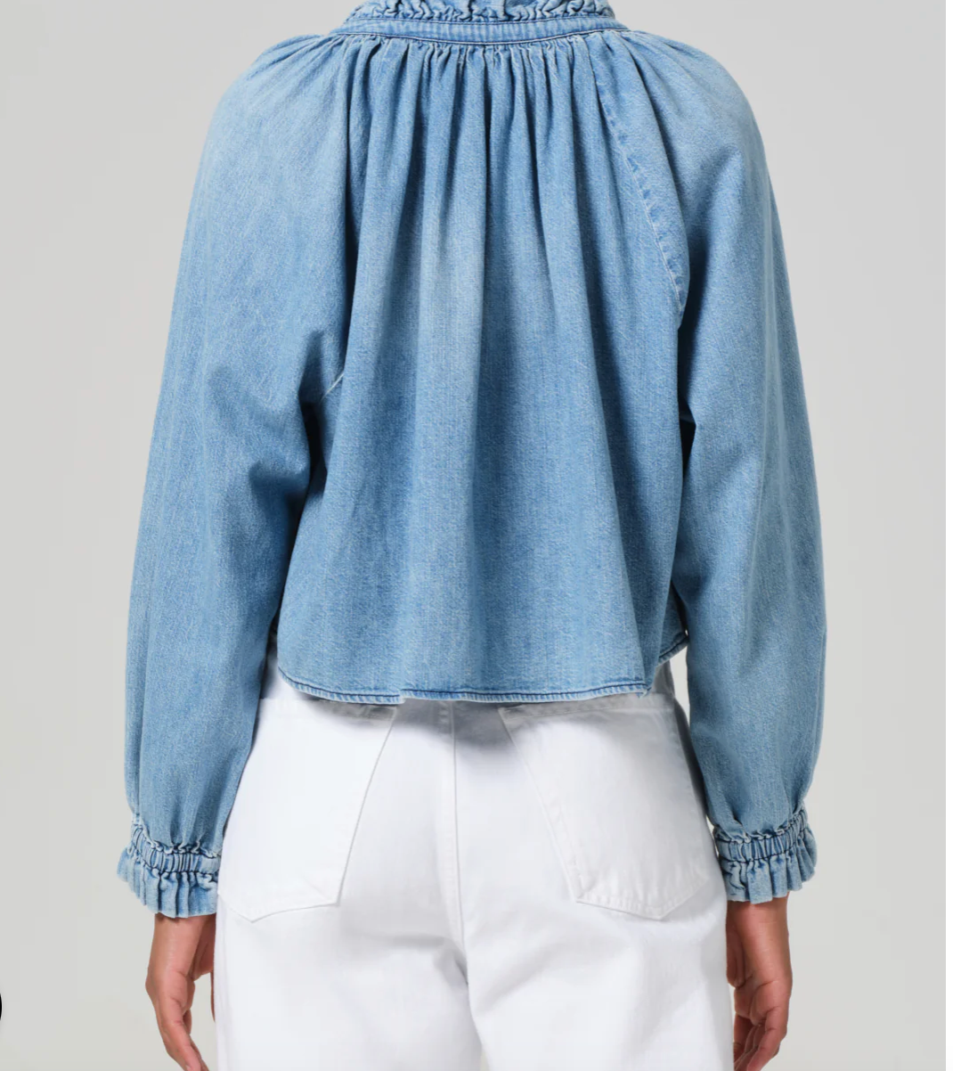 Citizens of Humanity - Iris Ruffled Top in Rowan Shirt