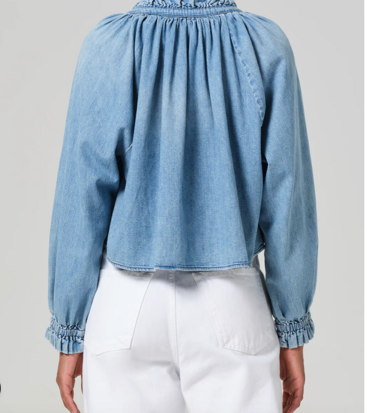 Citizens of Humanity - Iris Ruffled Top in Rowan Shirt