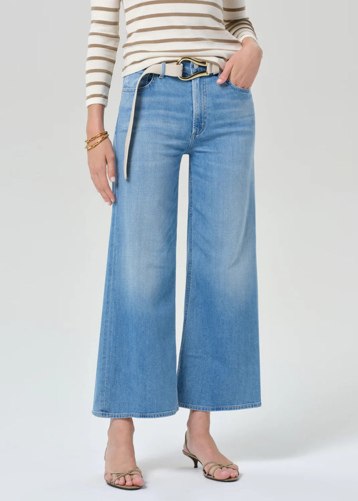 Citizens of Humanity - Lyra Wide Leg Crop Jean in Andante Denim