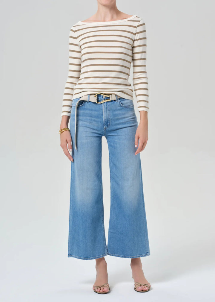 Citizens of Humanity - Lyra Wide Leg Crop Jean in Andante Denim