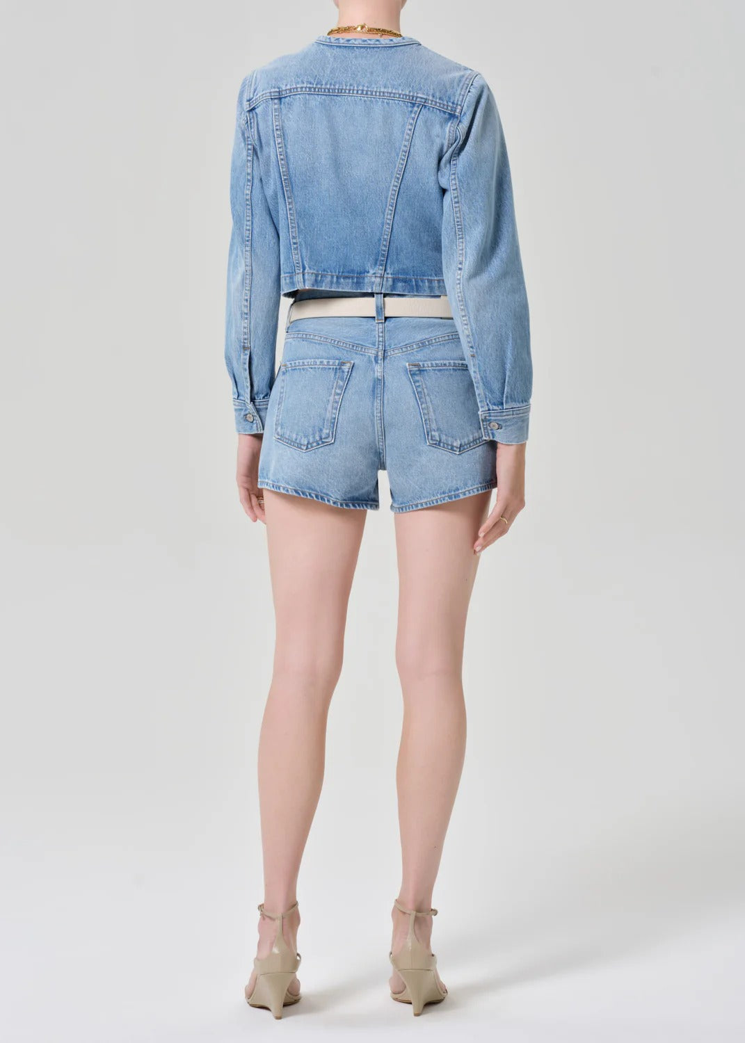 Citizens of Humanity - Marlow Welt Pocket Short in Emblem Denim Shorts