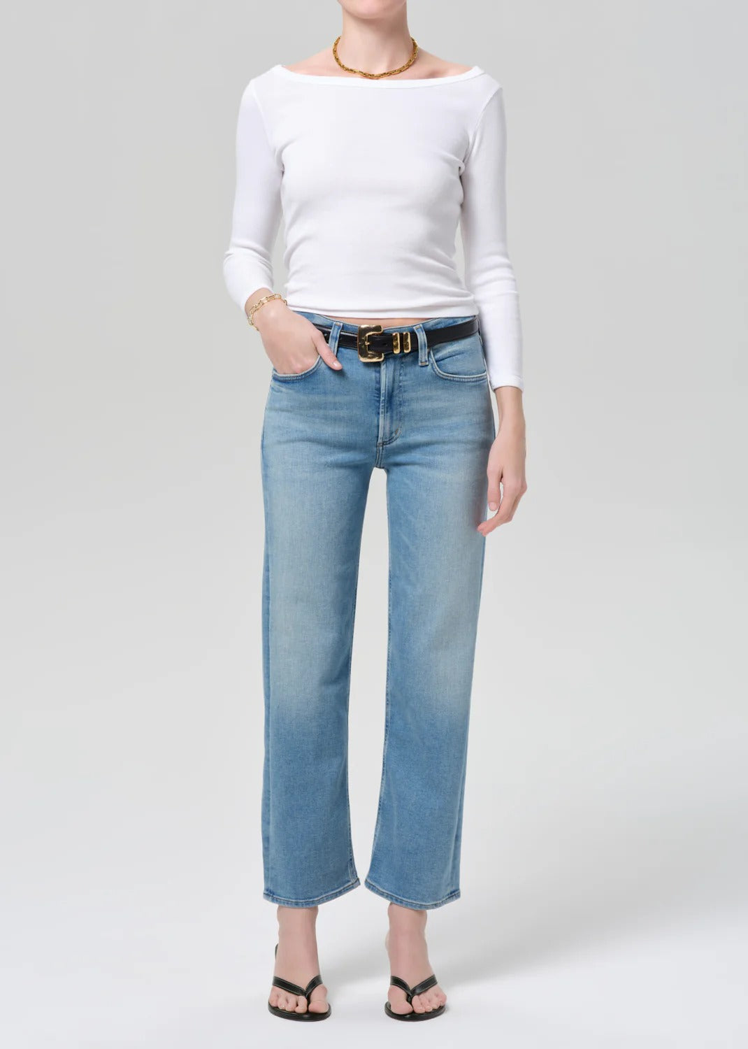 Citizens of Humanity - Palma Straight Jean in Luella Denim