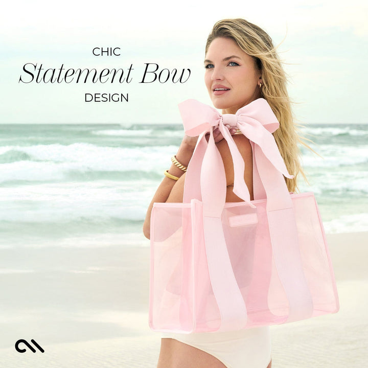 CASE MATE - Special Edition Beach Tote with Phone Pouch in Ballet Pink