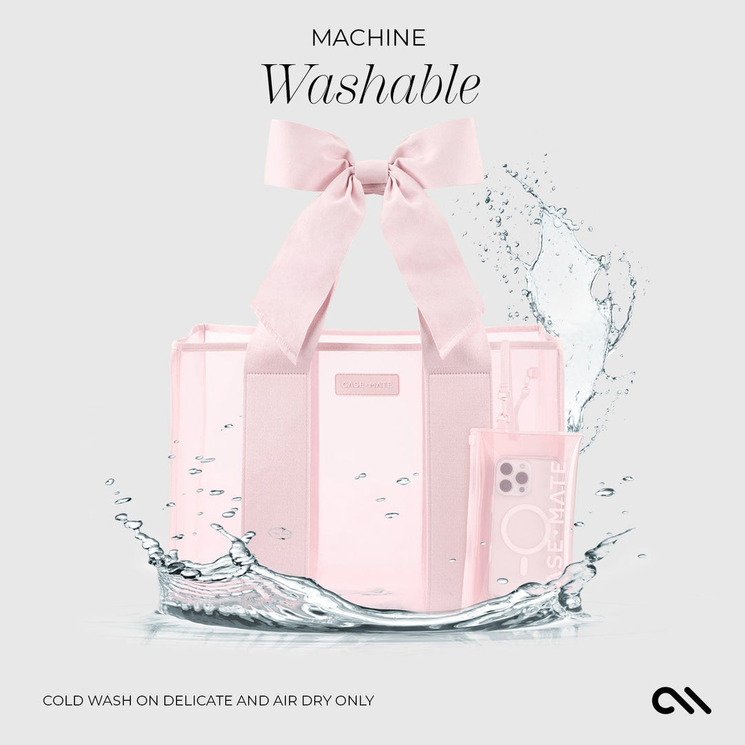 CASE MATE - Special Edition Beach Tote with Phone Pouch in Ballet Pink