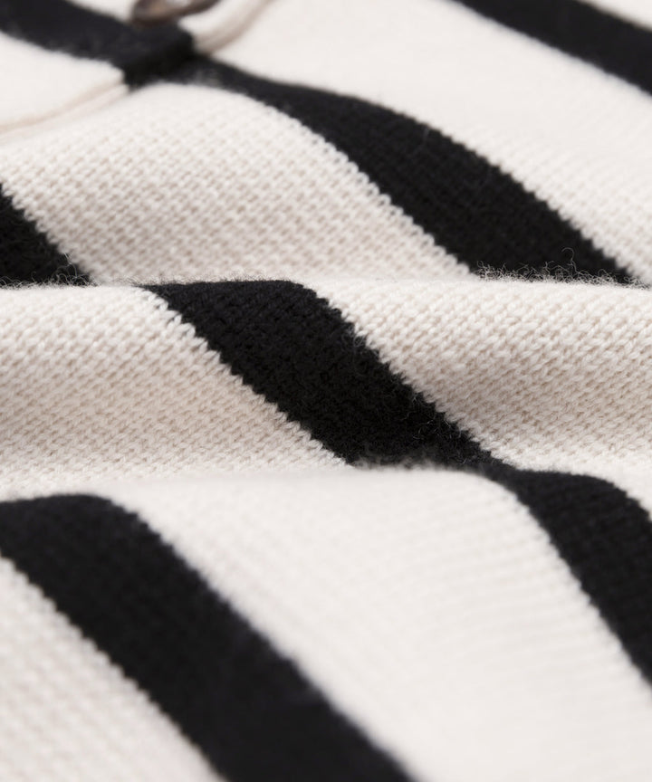 Jenni Kayne - Cooper Cardigan in Ivory Black Stripe