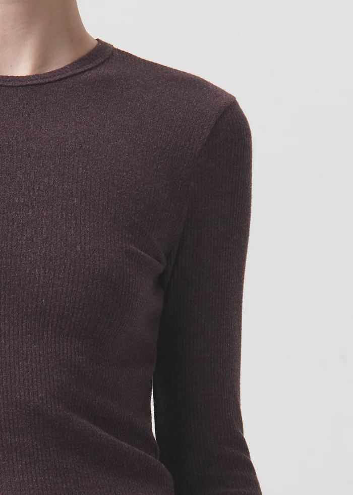 AGOLDE - Delphi Slim Tee in Fox