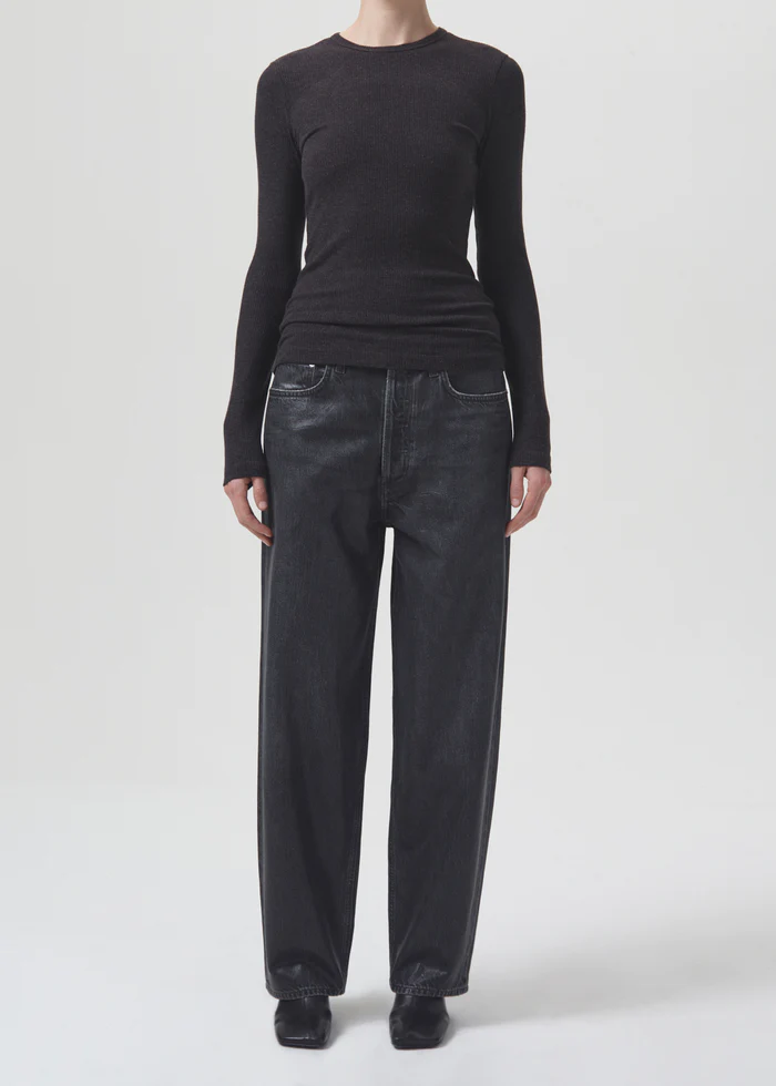 AGOLDE - Delphi Slim Tee in Pasha
