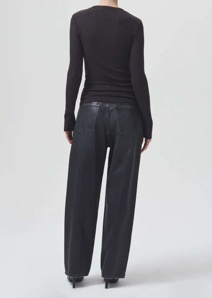 AGOLDE - Delphi Slim Tee in Pasha
