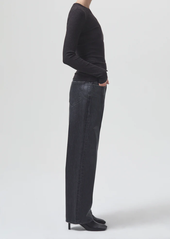 AGOLDE - Delphi Slim Tee in Pasha