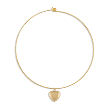 Alexa Leigh - Puff Love Choker in Gold Jewelry