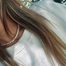 Alexa Leigh - Nora Tennis Necklace in Gold Jewelry