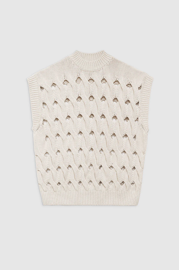 Anine Bing - Dray Vest in Cream