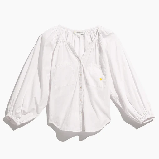 Kerri Rosenthal - Elise Blouse in White