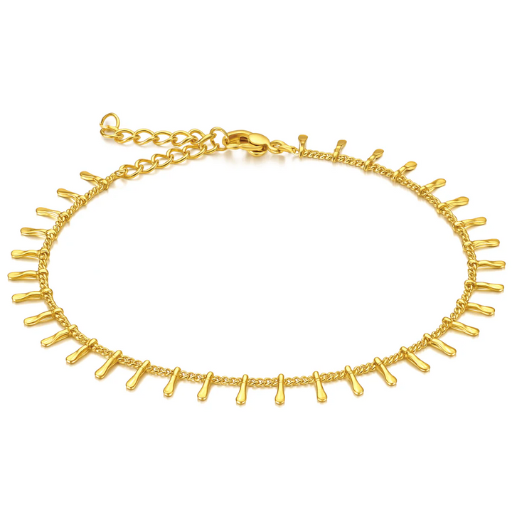 ELLIE VAIL - Adilene Chain Anklet in Gold Jewelry