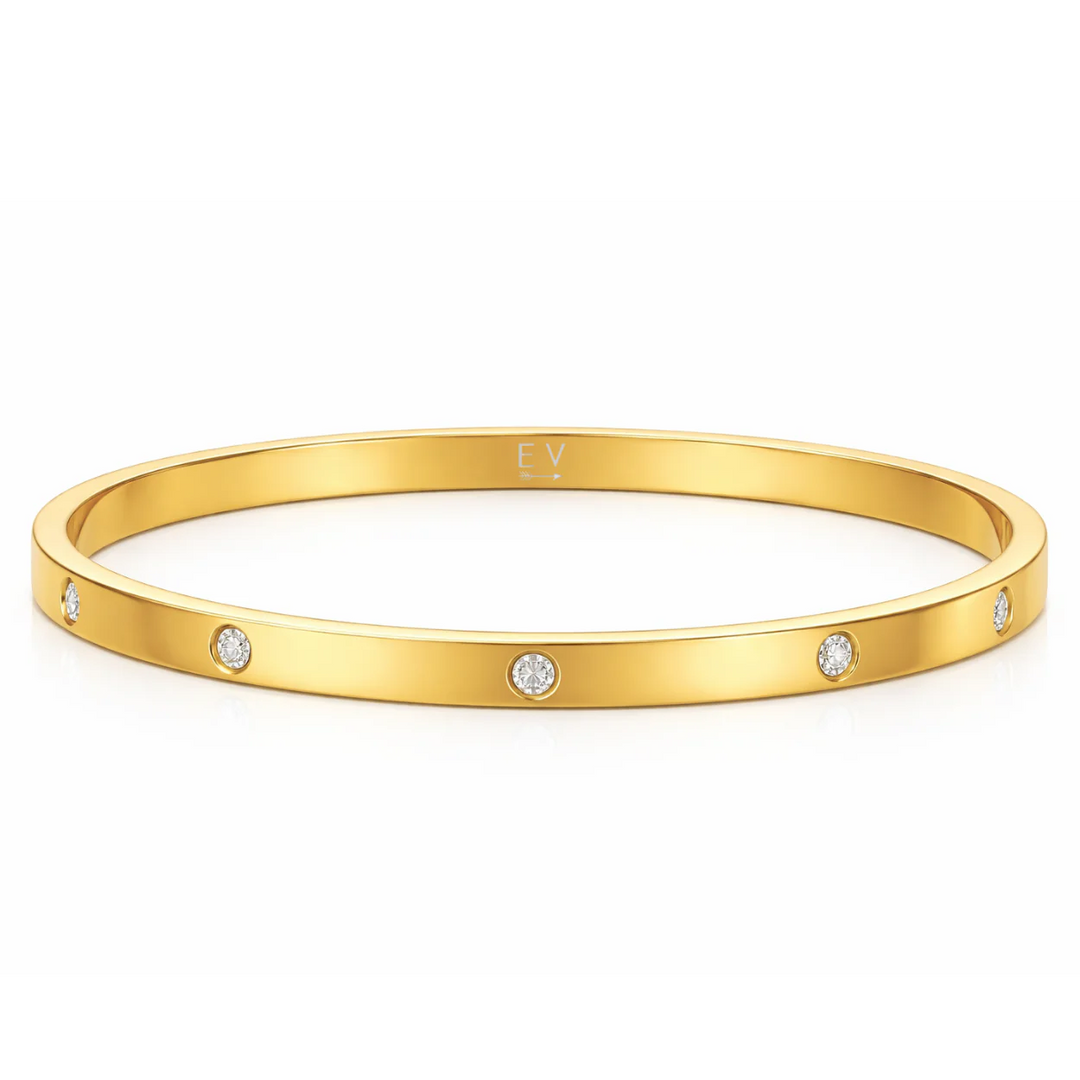 ELLIE VAIL - Jordyn Bangle Bracelet in Gold Jewelry