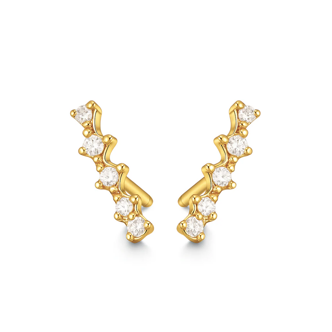 ELLIE VAIL - Lolita Climber Stud Earring in Gold Jewelry