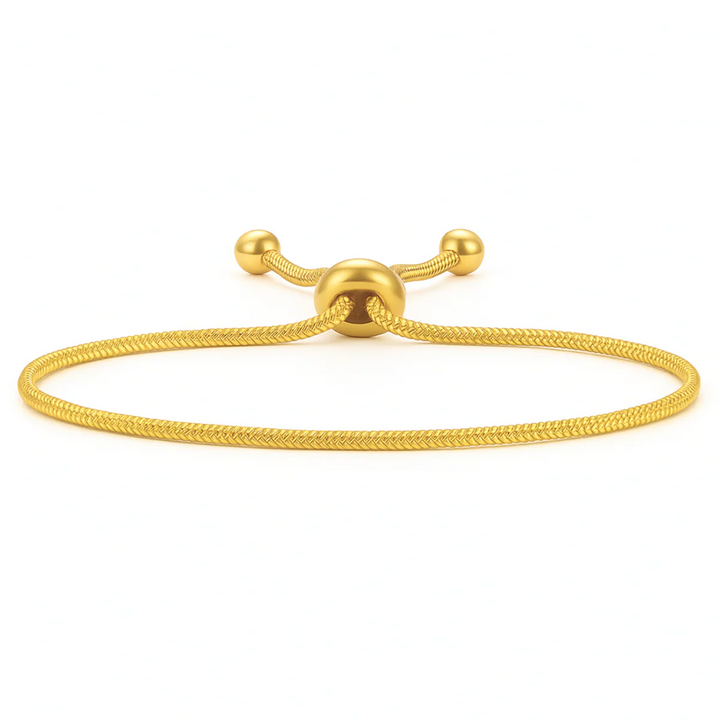 ELLIE VAIL - Lourdes Round Snake Chain Bracelet in Gold Jewelry