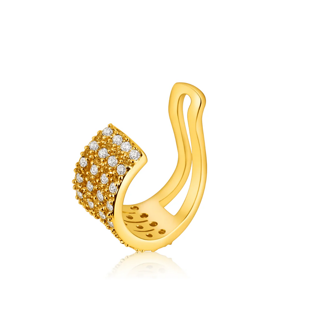 ELLIE VAIL - Miley Ear Cuff in Gold Jewelry