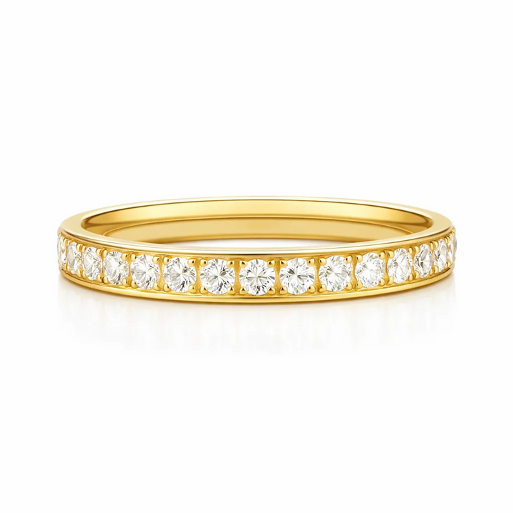 ELLIE VAIL - Velia Eternity Band Ring in Gold Jewelry