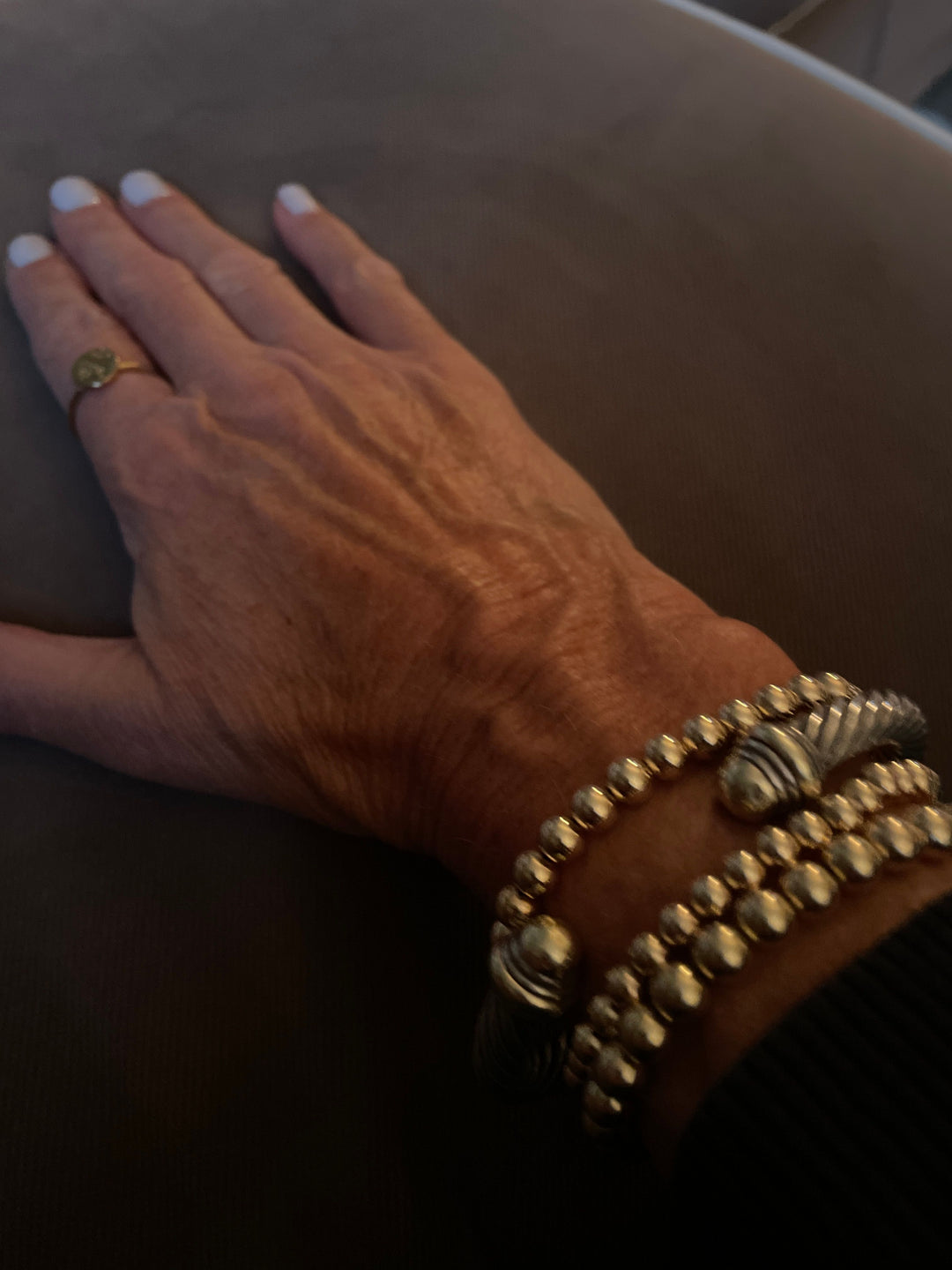 Alexa Leigh 6MM Ball Bracelet in Yellow Gold