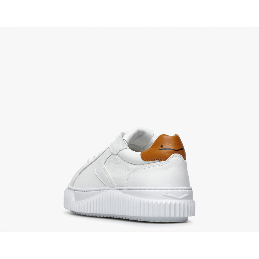 Voile Blanche - Lipari Sneaker in Tobacco/White