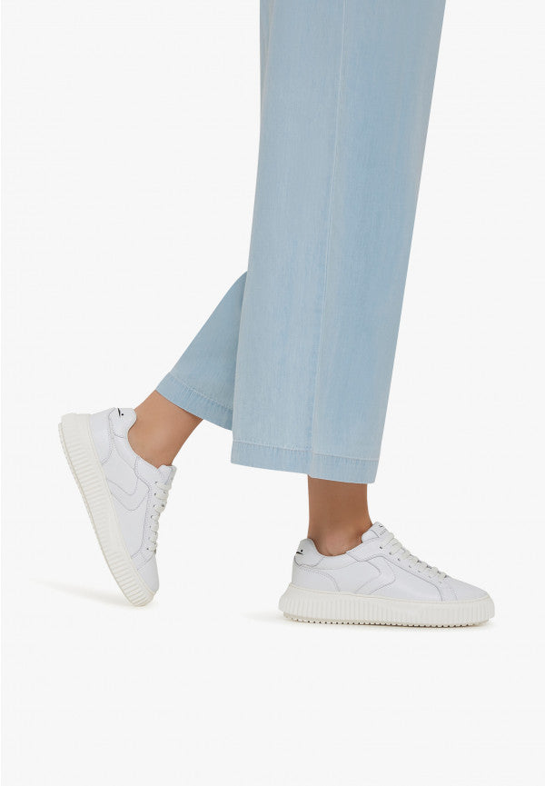 Voile Blanche - Lipari Sneaker in Clean White