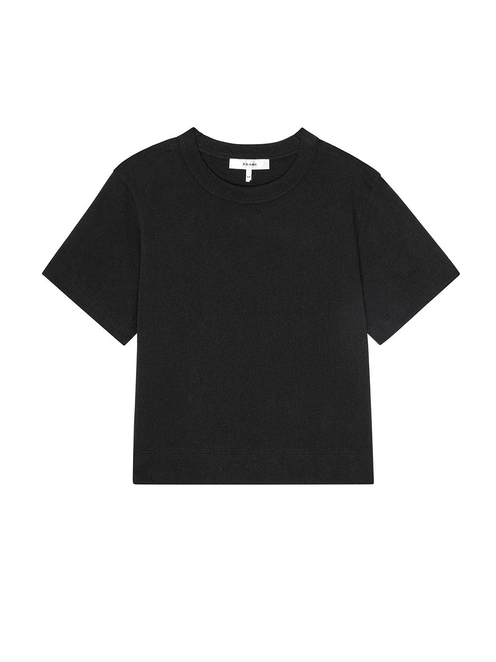 FRAME - The Boxy Tee in Black T-Shirts