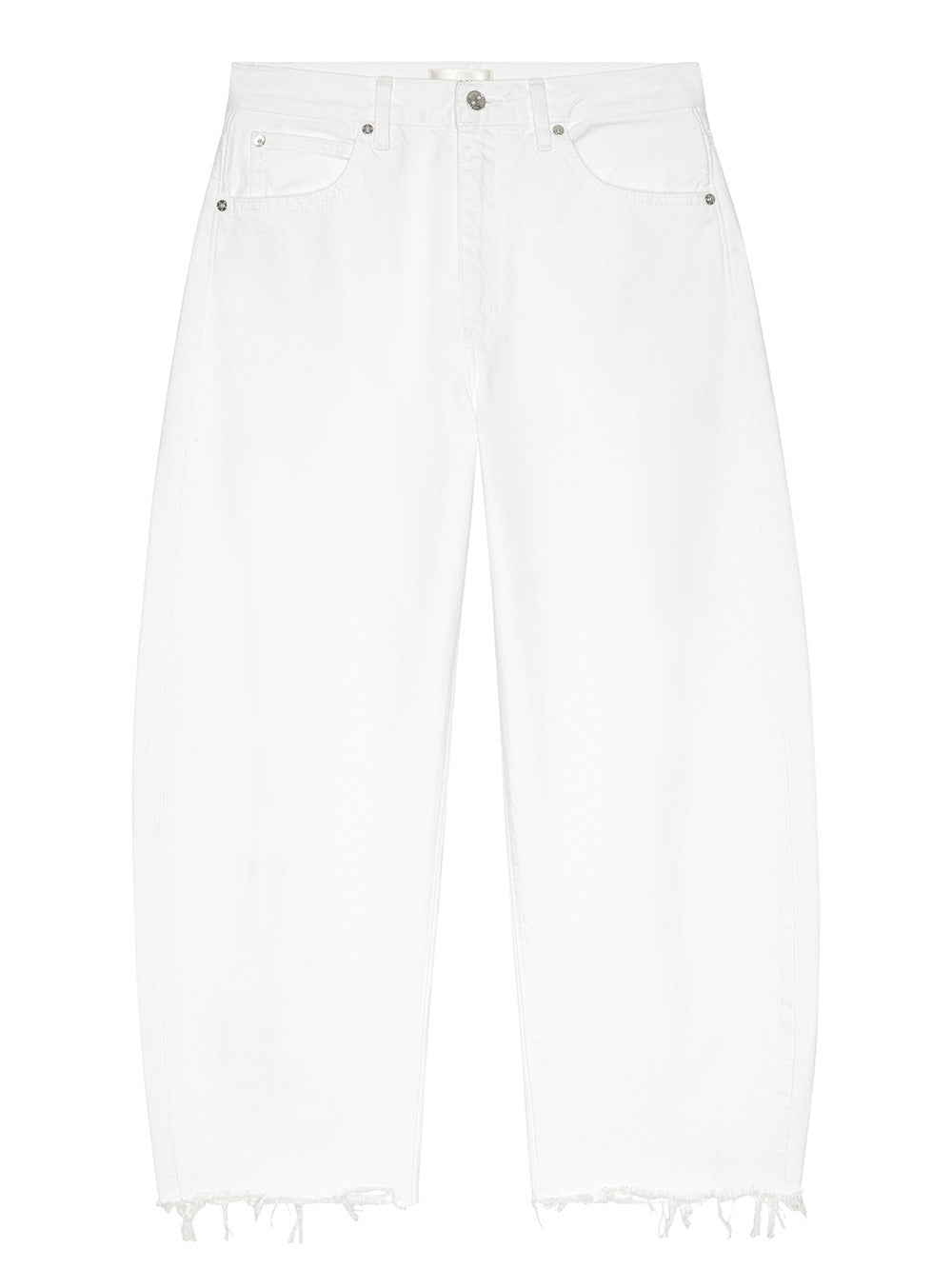 FRAME - The Bubble Crop in White