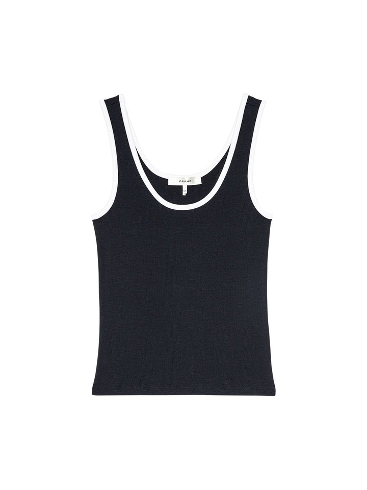 FRAME - The Sporty Tank in Navy