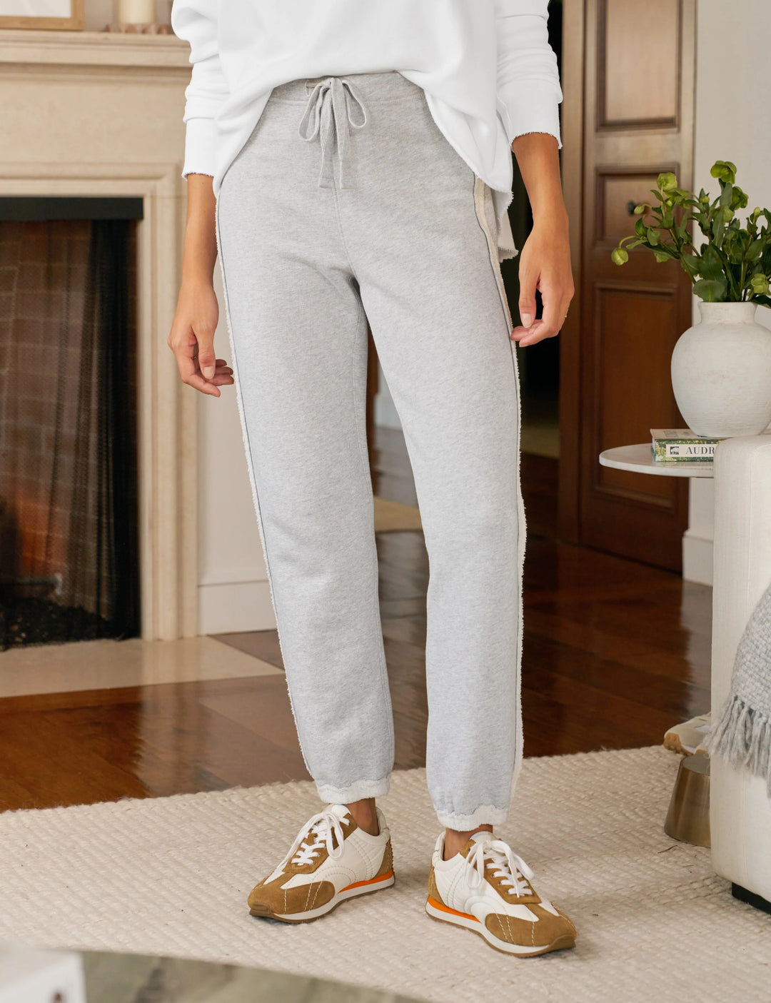 Frank & Eileen - Sophie Jogger in Gray Melange