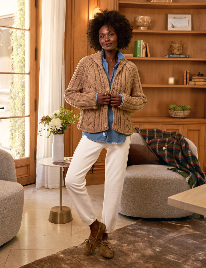 Frank & Eileen - Sophie Jogger in Vintage White