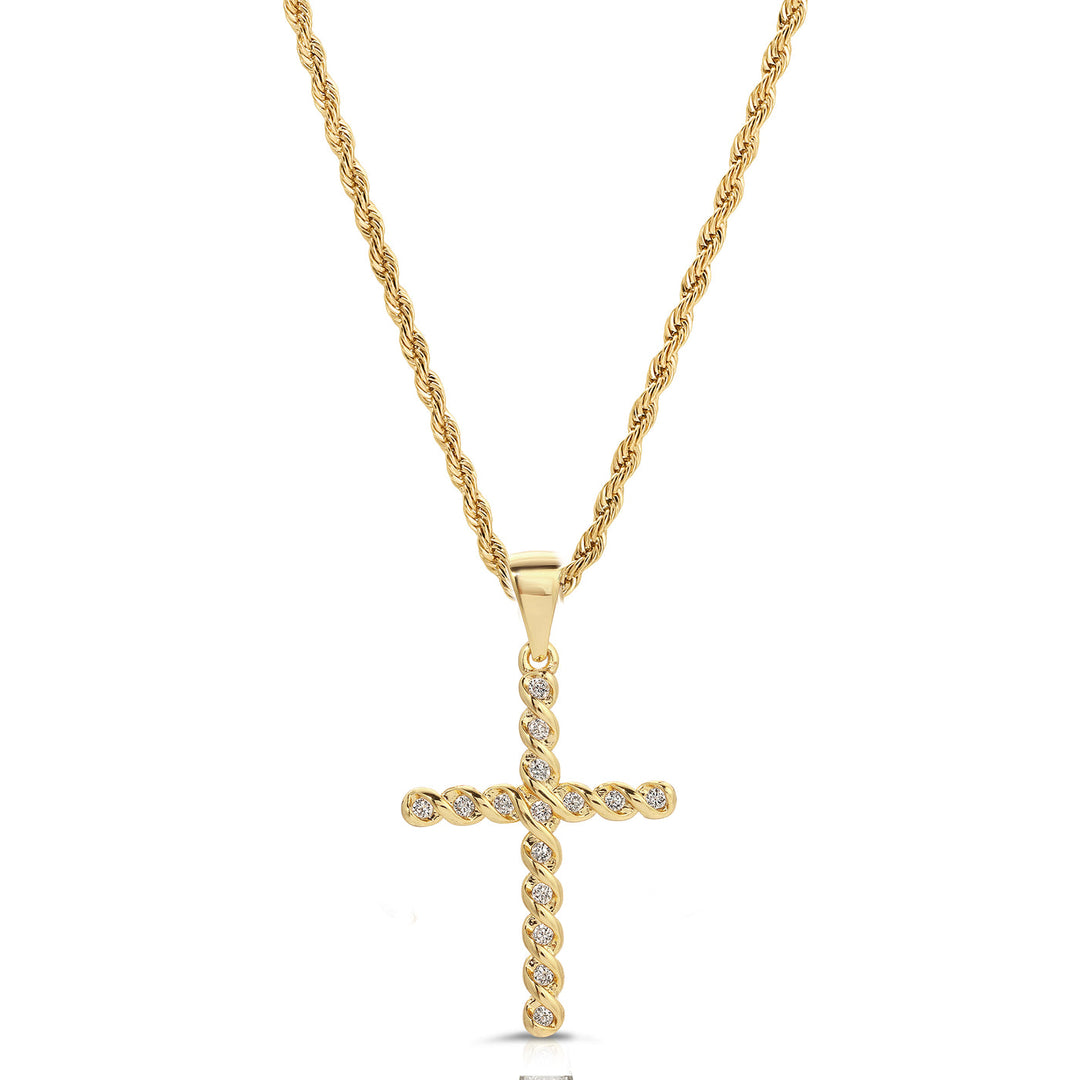 Joy Dravecky - Vintage French Cross Necklace