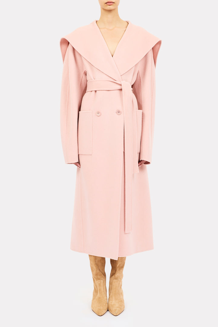 ULLA JOHNSON - Rory Wool Coat in Powder OUTERWEAR