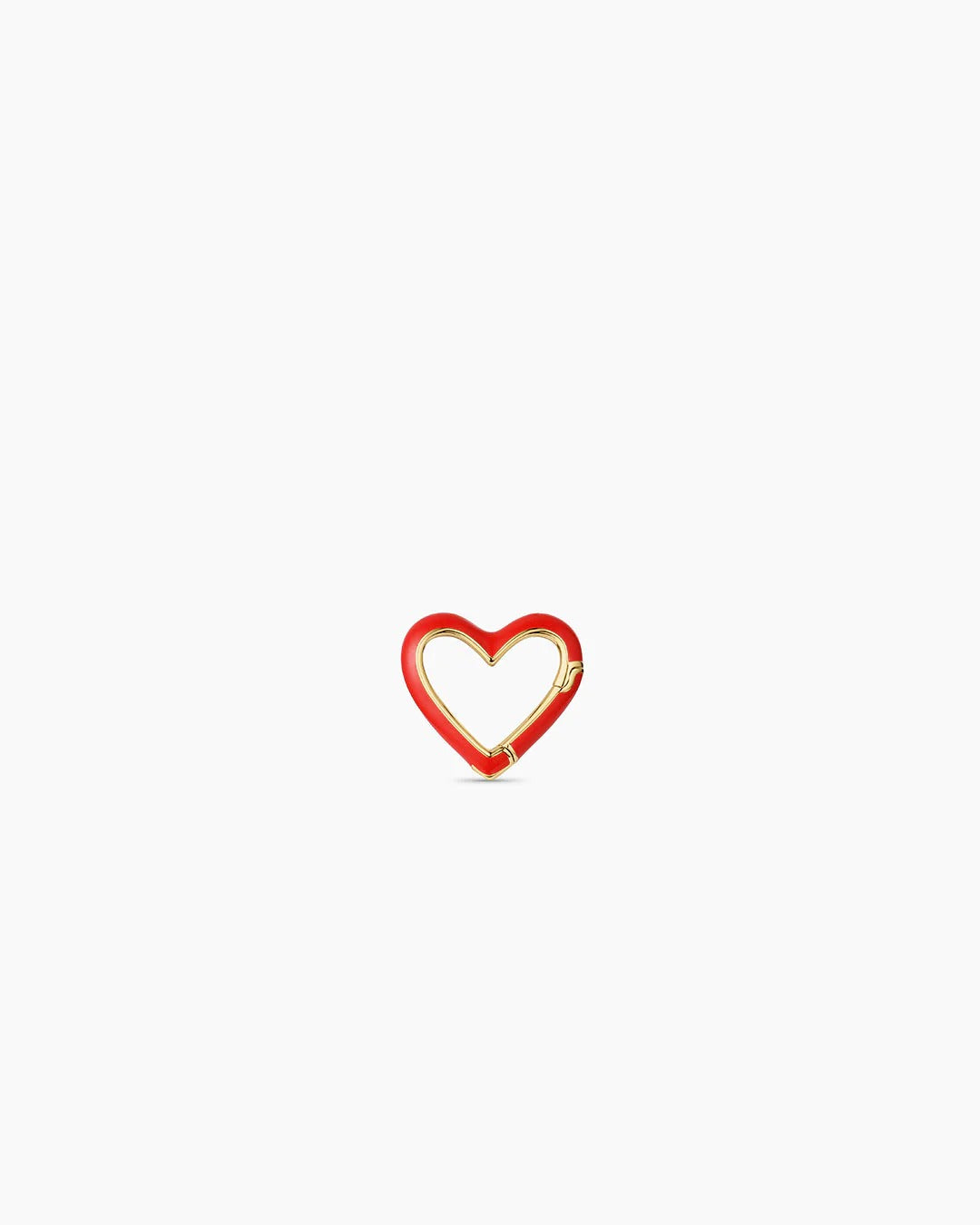 GORJANA - Heart Carabiner Charm in Red Necklaces