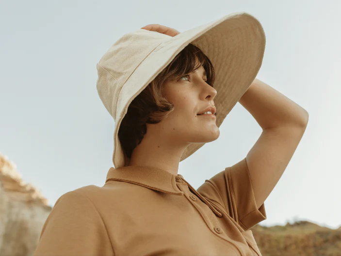 Freya - Hazel Bucket Hat in Natural