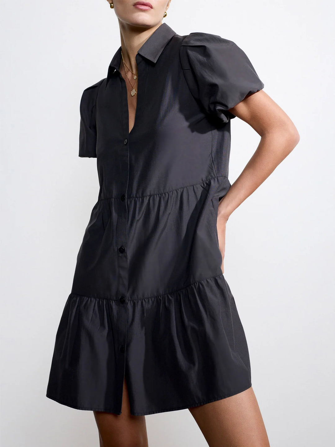 Brochu Walker - Havana Mini Dress in Washed Black
