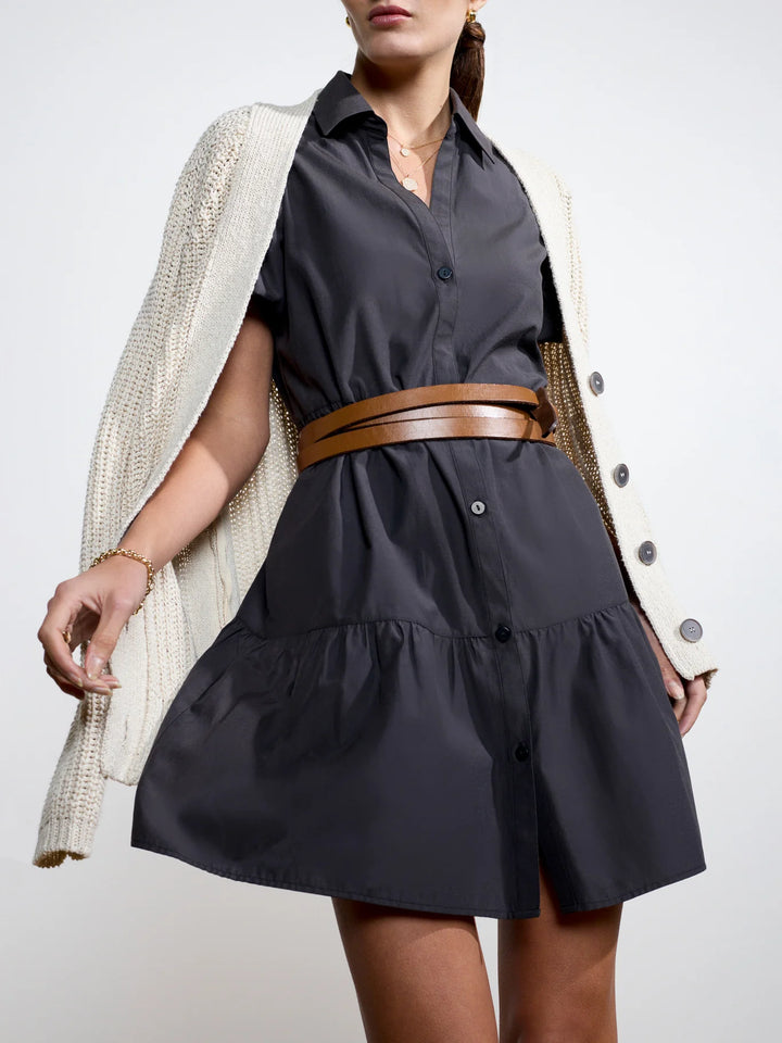 Brochu Walker - Havana Mini Dress in Washed Black