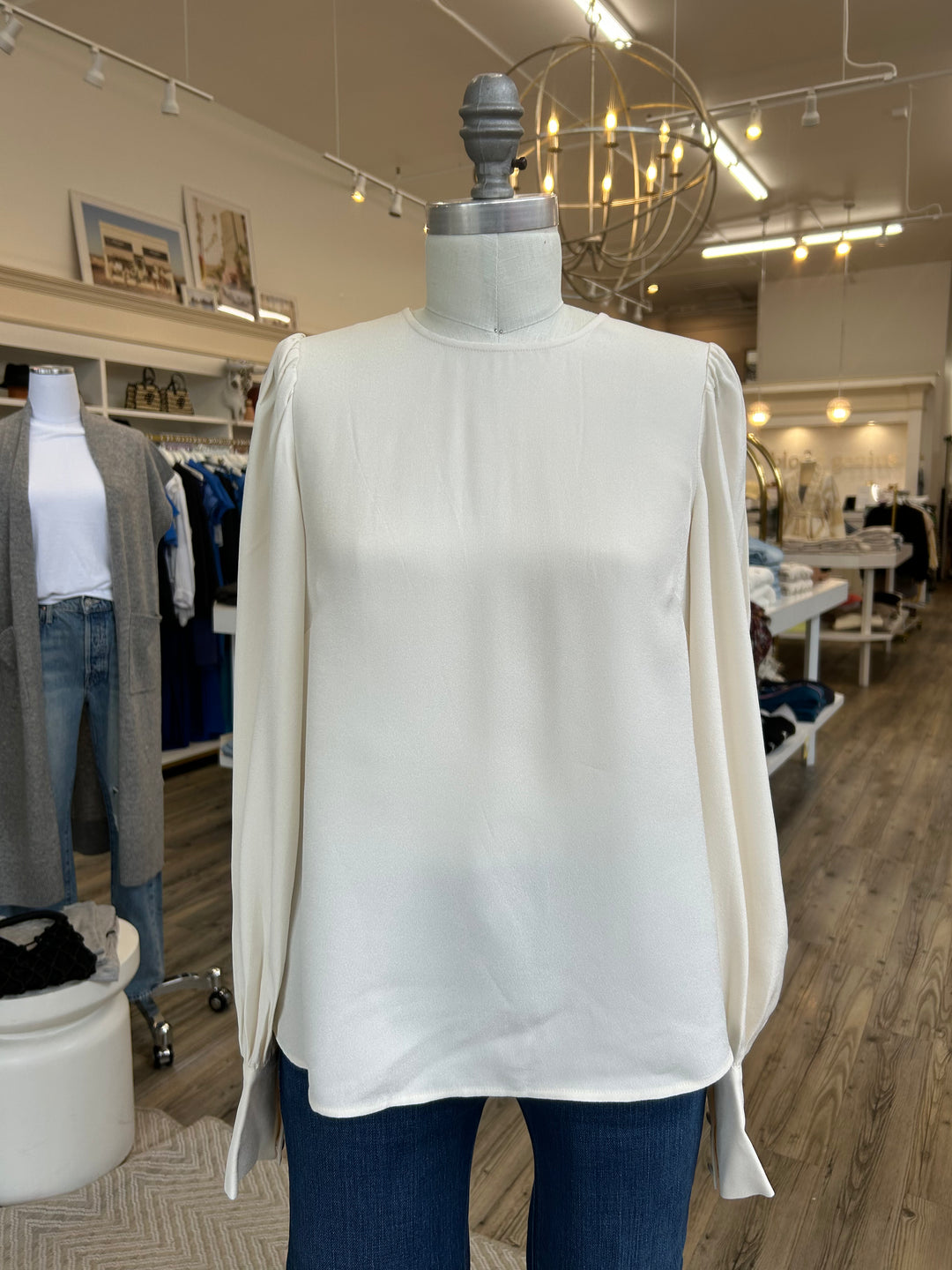 Trinny river 2024 island white blouse