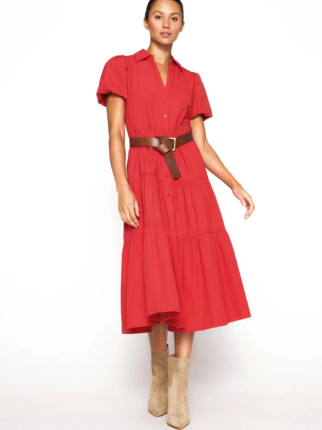 brochu walker red dress Girls Havana Dress in Carmine Red | Brochu Walker 12