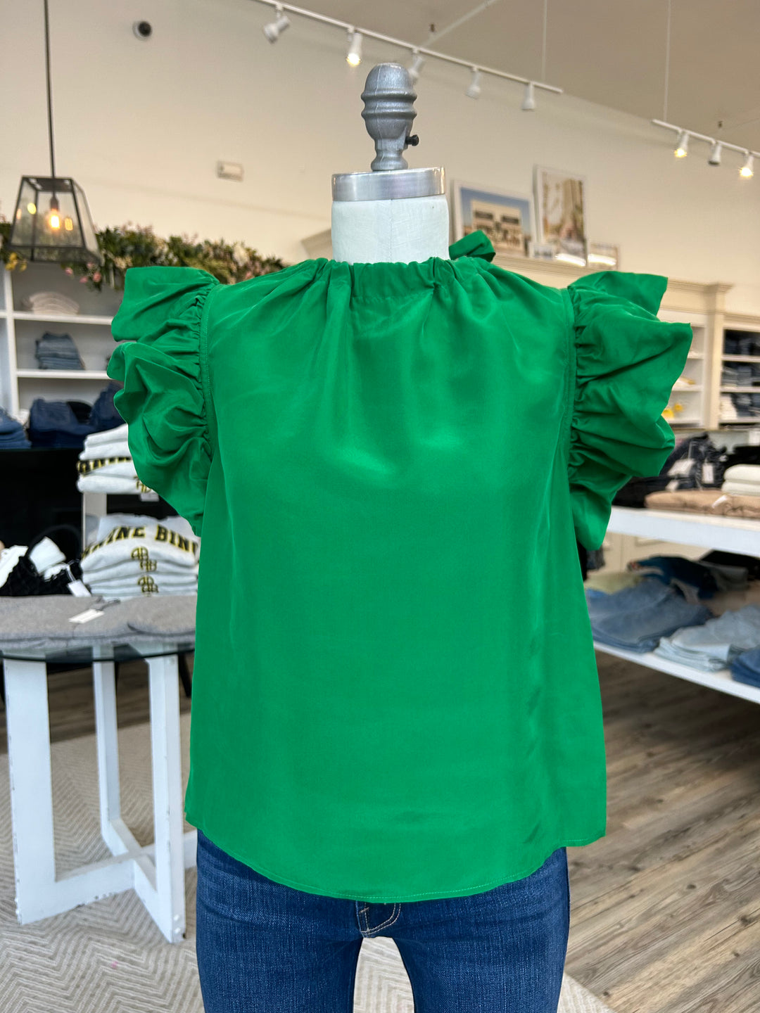 Ulla Johnson - Iren Top in Emerald