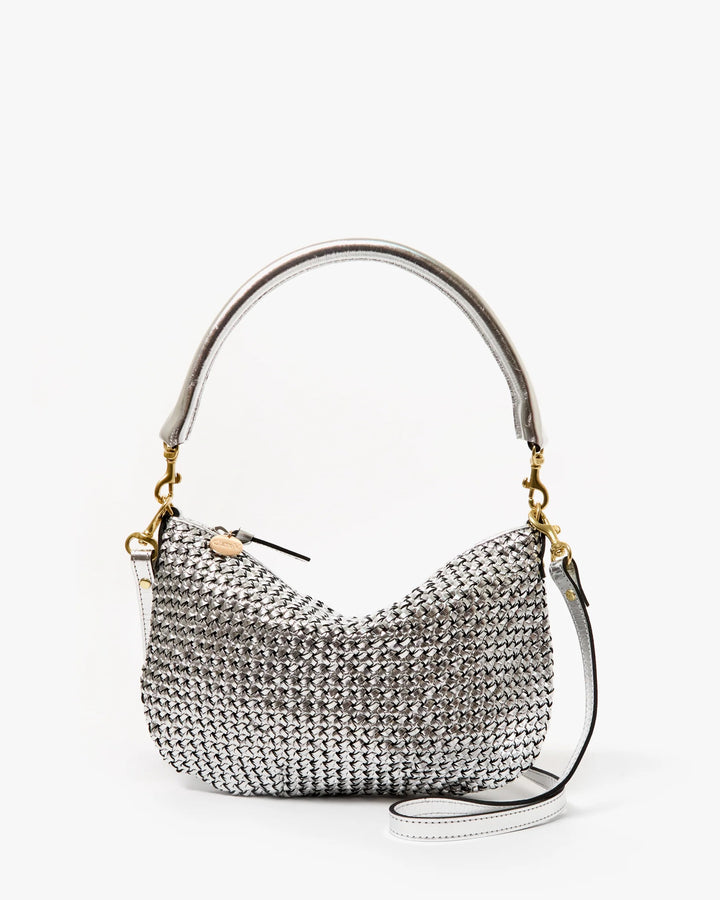 Clare V. - Petit Moyen in Silver Wozen Etoile Handbag