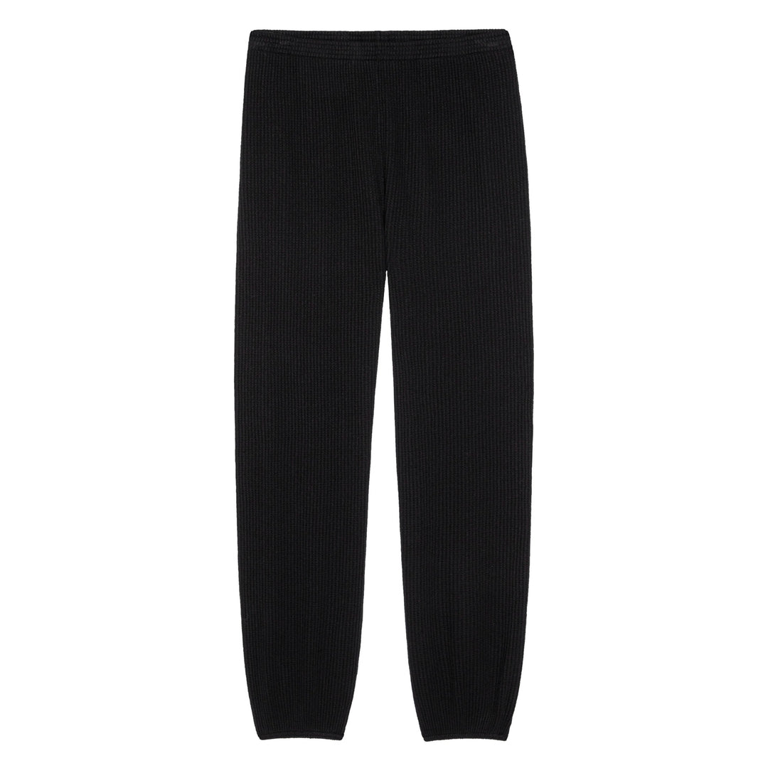 THE GREAT - The Waffle Dance Pant in Black