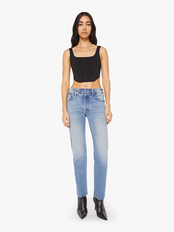 MOTHER - The Mid Rise Hiker Hover in Fight For Your Right Jeans