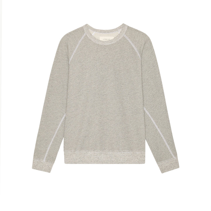 THE GREAT - The Rookie Sweatshirt in Varsity Grey