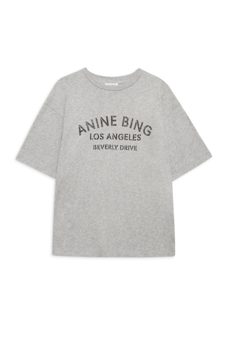 Anine Bing -  Cohen Tee LA in Heather Grey