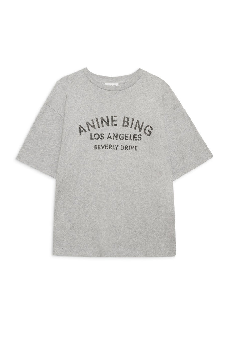 Anine Bing -  Cohen Tee LA in Heather Grey