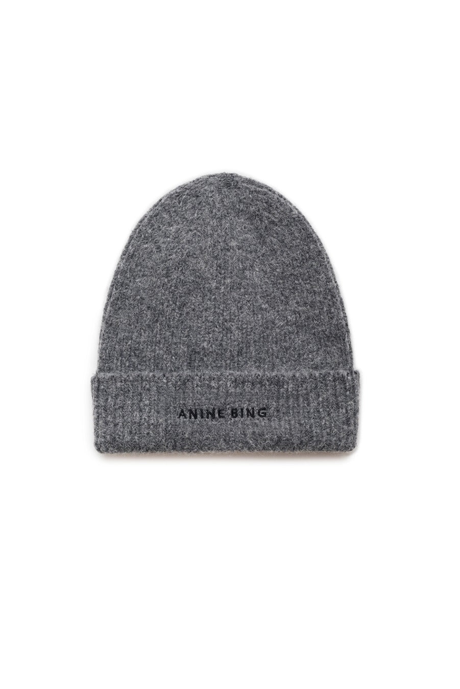 Anine Bing - Elia Beanie in Heather Charcoal